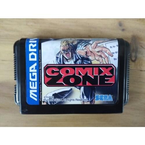MD Game : Comix Zone ( Japan Version!! )