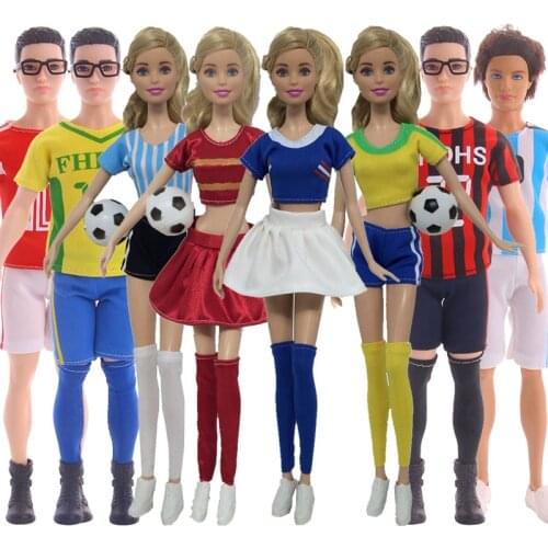 Barbies Doll Clothes Ken the Boyfriend Handmade Outfit Clothes for Barbie BJD Doll Accessories Play House Dressing Up Kids Toys