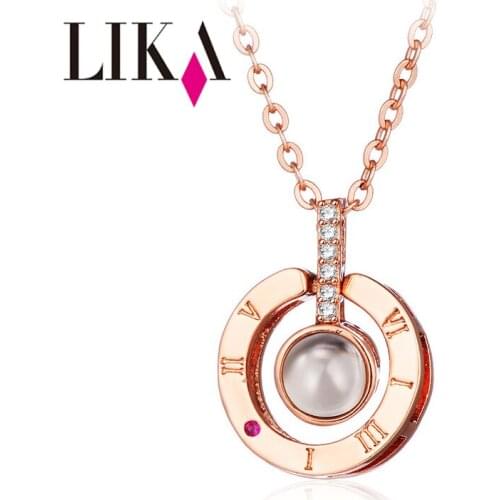 LIKA Amazing Jewelry Necklace The Memory Of Love Series Jewelry Pendant Necklace Personalized Jewelry Customization For Weddin