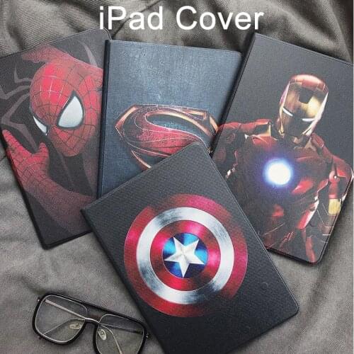 Marvel Iron Man Cover for IPad 10.2 2019 for IPad Mini 1 2 3 Case for 9.7 2017 2018 IPad Air 1 2 9.7 Tablet Soft Funda