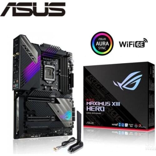 NEW For ASUS ROG MAXIMUS XIII HERO Motherboard Socket LGA 1200 DDR4 M.2 nvme ssd For Intel Z590 Original Desktop Mainboard