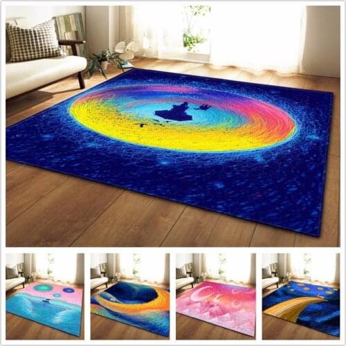 Cartoon Colorful 3d carpet Nordic living room carpet bedroom dining room area rugs for home living room children room play mat