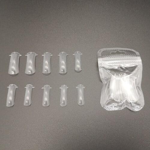 Quick Building Mold Tips Nail Dual Forms Finger Extension French Manicure Acrylic Nail Art Kit UV Builder Gel Tools 20pcs/set