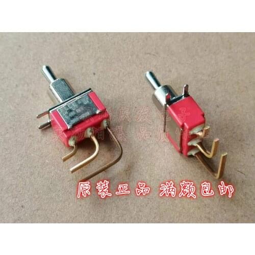 Original New 100% A103 micro toggle switch 3pin 3gear swinging head swing arm switch 0.4VA side bending foot