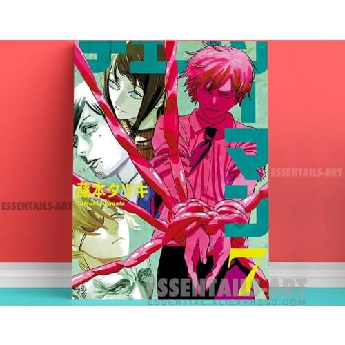Chainsaw Man Manga poster Canvas Wall Art Painting Poster Bedroom Study studio print Living kid Room Home Decoration Prints