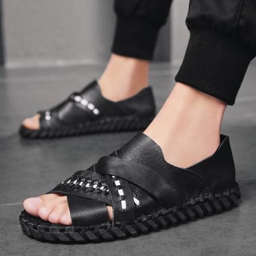 Sandals Men Beach Breathable Casual Shoes Summer Men Sandals Sandalia Rasteira Mesh Running Sandale Homme Ete