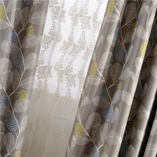Modern and Simple Curtain New High-precision High-end Printing High-shading Curtains for Living Room Bedroom Fashion Curtains