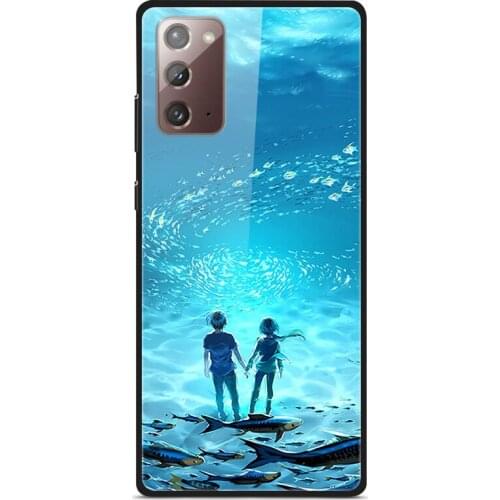 Glass Case For Samsung Galaxy Note 20 Phone Case Phone Cover Phone Shell Back Bumper Series 3