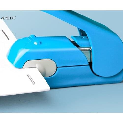 Staple Free Stapler Time Saving Effortless Needle Free Handhled Stapler Mini Portable FC