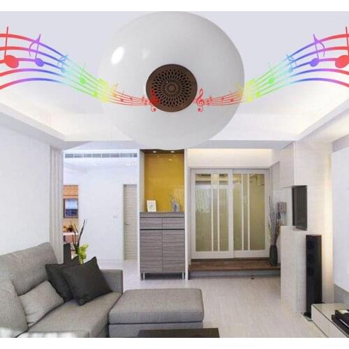 Smart LED Ceiling Light Saucer Shape RGB Dimmable APP Remote Control Modern Music LED Ceiling Lamp for Living Room Bedroom