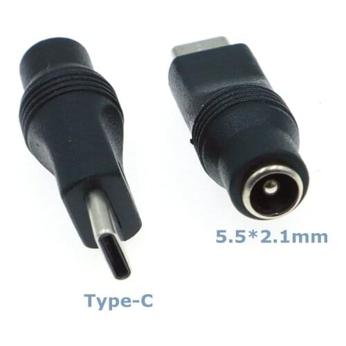 Type-C USB 3.1 USB Revolution DC 5.5*2.1mm Female Android Type-c Smart Phone Tablet T-port 5V Conversion Charging Head