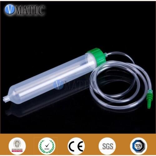 High Quality 100cc/ml Helix Luer Lock Tip Glue Dispenser Syringe Barrel With Adapter & Dispensing Needle Tip