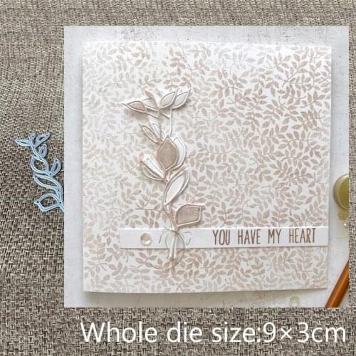 XLDesign Craft Metal Cutting Die cut dies leaves branch decoration scrapbook Album Paper Card Craft Embossing die cuts