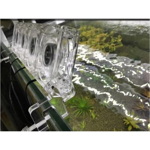 110v~240v Transparent Cooling Fan Mini Nano Clip On Aquarium Water Plant Fish Reef Coral Tank Temperature Reduce