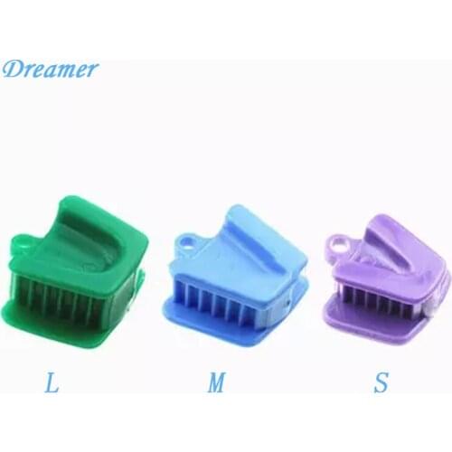 6pcs/2 sets Full Size Dental Silicone Mouth Prop Bite Block Rubber Opener Retractor Latex