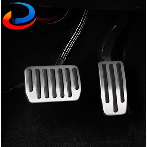 Aluminum Alloy Accelerator Pedal Car Brake Rest Foot Pedal Pads Covers Three For Tesla Model 3 Y 2021 Model 3