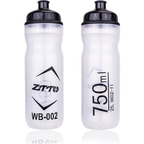 1PC 750ml Bicycle Kettle MTB Bicycle Water Bottle Outdoor Bike Drink Cup PP Bottle Cover Transparent