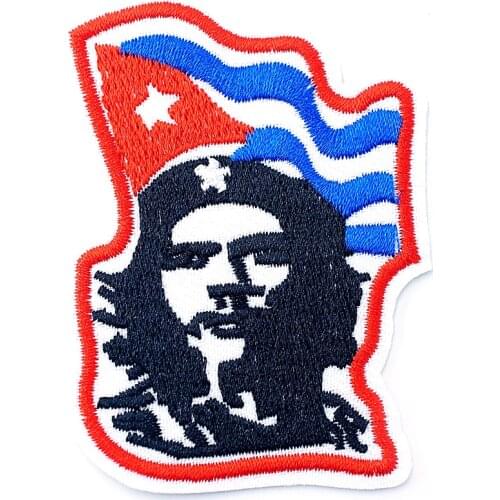 Che Guevara (Size:5.0X7.5cm) DIY Cloth Badge Mend Decorate Patch Jeans Jackets Bag Clothes Apparel Sewing Decoration Applique