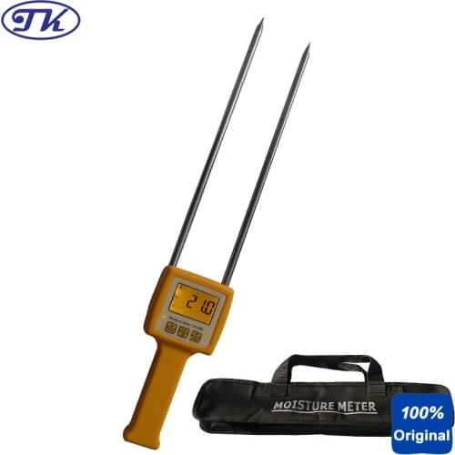 Digital Portable Moisture Tester Corn Wheat Rice Moisture Analyzer and Bean Wheat Flour Grain Moisture Meter TK100S