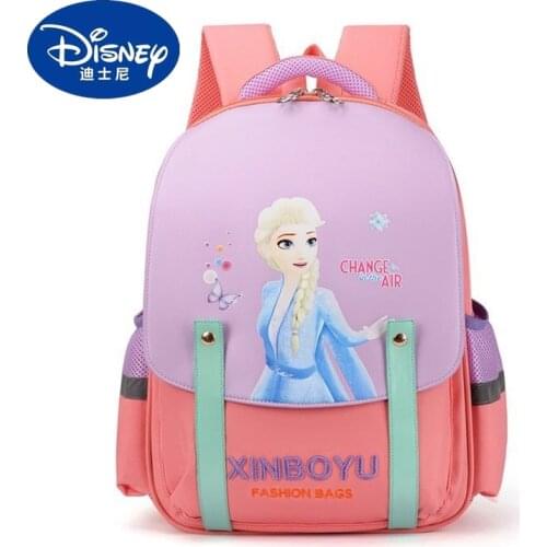 Disney Frozen Elsa Cartoon bag Kids anti-lost Backpack Girls boy breathable kindergarten bag childrens school bag Birthday gift