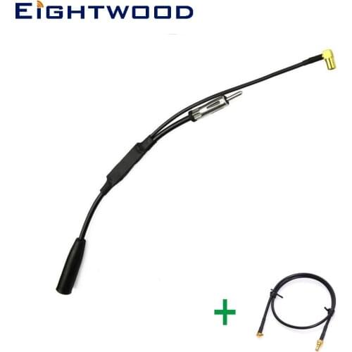 Eightwood Conversion DAB FM/AM Aerial Converter/Splitter for Alpine JVC Kenwood pioneer Sonichi Pure Highway for European Cars