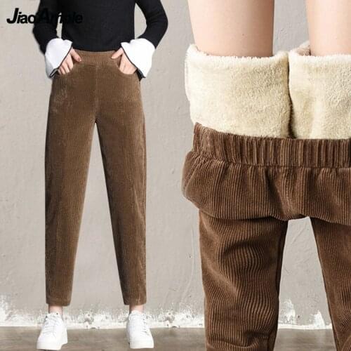 JiaoAmple Women's Corduroy Trousers