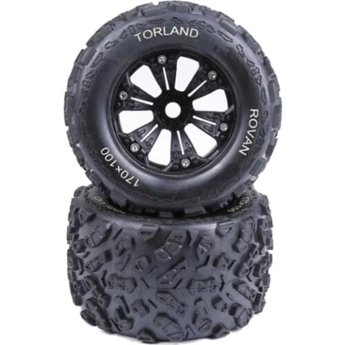 Knobby Tyres Fit for 1/8 HPI Racing Savage XL FLUX Rofun Rovan TORLAND Monster Brushless Truck Rc Car Toys Parts