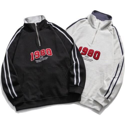 2020 new Hong Kong style collar half two pieces of youth loose male couple Korean version of Joker leisure ins tide