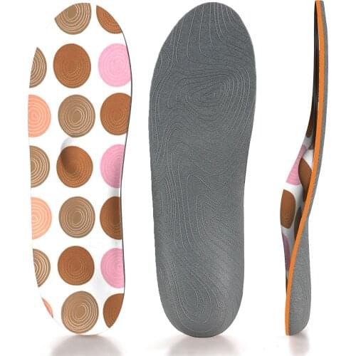 IFITNA Flat Feet Insoles Orthotic Arch Support Sole Insert Orthopedic Insoles Heel Pain Plantar Fasciitis Men Woman Shoes