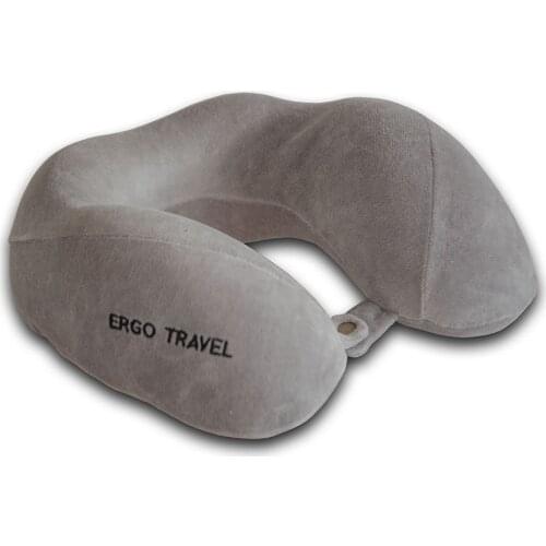Shaped Visco Foam Neck Pillows Soft Slow Sleep Rebound Space Travel Pillow Nursing Memory Cervical Healthcare Massage Bedding