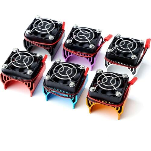 540 3650 3660 3670 Motor Heat Sink Cover w/ Cooling Fan Heatsink RC Parts Brushless Aluminum Electric 1/10 For HSP Himoto Redcat