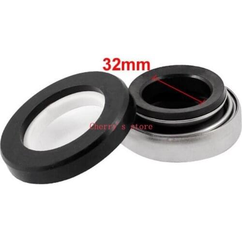 Rubber Bellows Ceramic Rotary Ring Mechanical Seal 32mm Internal Dia 2pcs