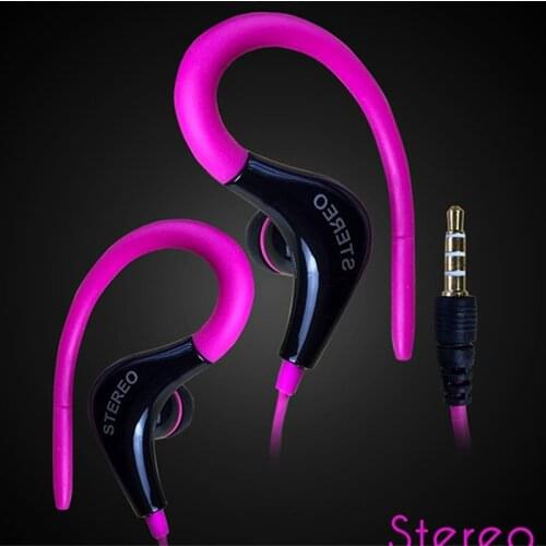 Sports Earphone Running Headphone With No Microphone 3.5mm In-Ear Stereo Earbuds Headset For Computer Cell Phone MP3 Music