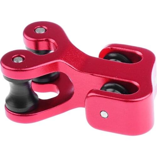 Ultralight Aluminum Pulley Cable Slide for 3/8' Cable Bar Compound Bow Accessories Bowstring Protector