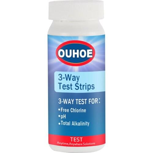 3in1 Test Paper Multi-functional Acid Water Hardness Swimming Pool Spa Chlorine Detect Strip Alkalinity Water Tester Paper