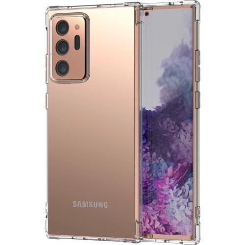 Ultra Soft Airbag Hard PC Back Cover Ultra Thin Clear Shockproof Case For Samsung Galaxy S21 S20 FE S10 Plus Note 20 10Plus