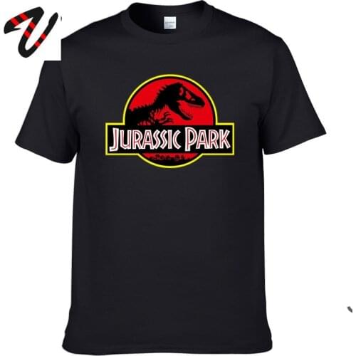 Vintage Jurassic Park Graphic Men Tops & Tees Movie Tshirt Women Men 100% Cotton Printed Casual Christmas Gift T Shirts Camisas