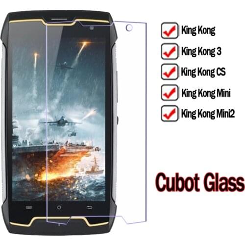 Tempered Glass For Cubot King Kong CS Mini Cover 9H Scratch Proof Screen Protector Film For Cubot King Kong Mini2 3 Glass