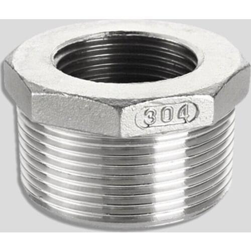 304 Stainless Steel Large Size DN50 DN65 DN80/100 Male x Female Stainless Steel Coupler Adapter Fitting Transfer Joint Fittings
