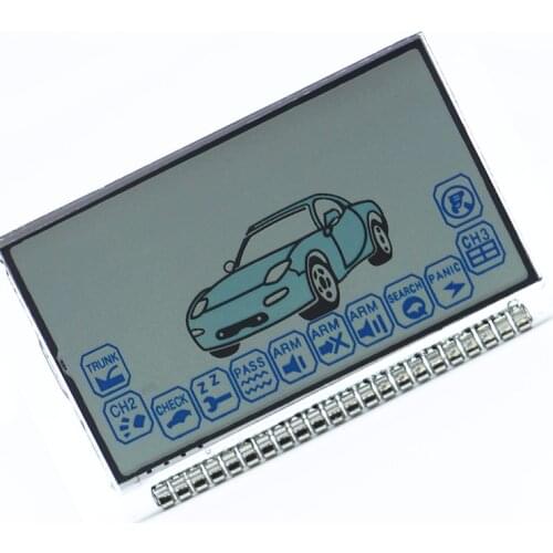 A6 lcd display for russian version starline A6 lcd remote two way car remote controller free shipping