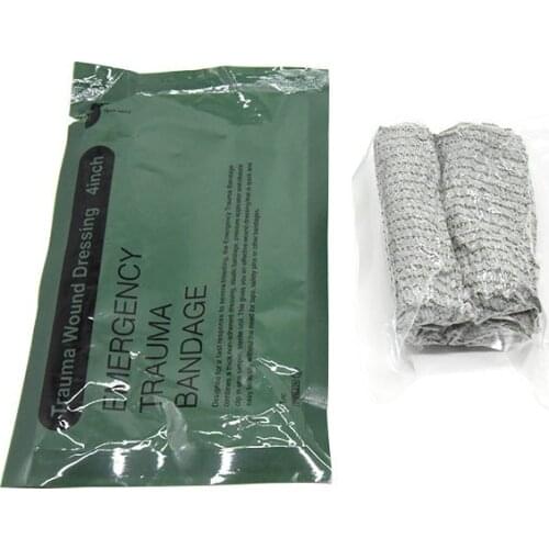 ANPWOO 4 Inches/6 Inches First Aid Trauma Hemostatic Bandage Outdoor Wound Dressing First Aid Training High Elastic Bandage
