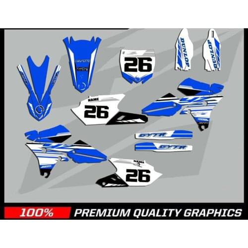 Free Custom team Graphics Stickers Decals For Yamaha YZ450F YZF450 2014 2015 2016 2017 YZ250F YZF250 2014-2018 YZ250FX 2015-2019