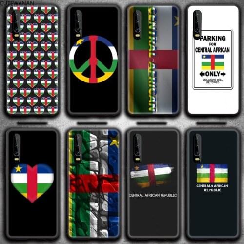 Central Africa flag Phone Case for Huawei P20 P30 P40 lite E Pro Mate 40 30 20 Pro P Smart 2020