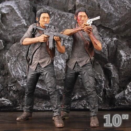 Mcfarlane 25cm The Walking Dead Glenn 10" Action Figure 10inchs AMC TV Series Legacy & Deluxe Edition Model Toys Doll Collection
