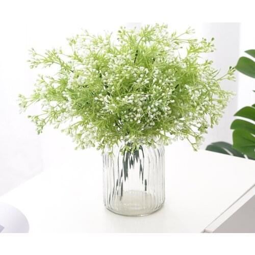 Artificial Plant Stem Lifelike Snowberry Artificial Flower Faux Plant Branch for home decor tropical искусственные растения 36cm