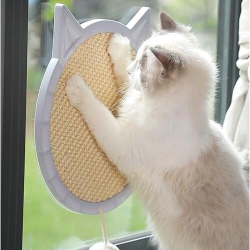 Cat Scratching Board Sisal Mats Scratch Resistant Hanging Cat Claw Grinding Pad Cat Kitten Toy Pet Grinding Nail Mat Supplies
