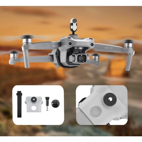 Drone Top Extension Kit Camera Flash Bracket Mount Holder for DJI Mavic Air 2S Accessory for Osmo Action GoPro Hero Insta360 Go2