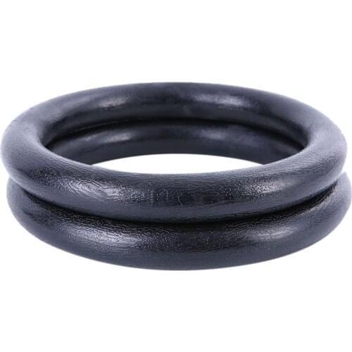 2 pcs High Quality Heavy Duty ABS Plastic 28mm Exercise Fitness Gymnastic Rings with Foam Handle Gym Exercise Crossfit Pull Ups