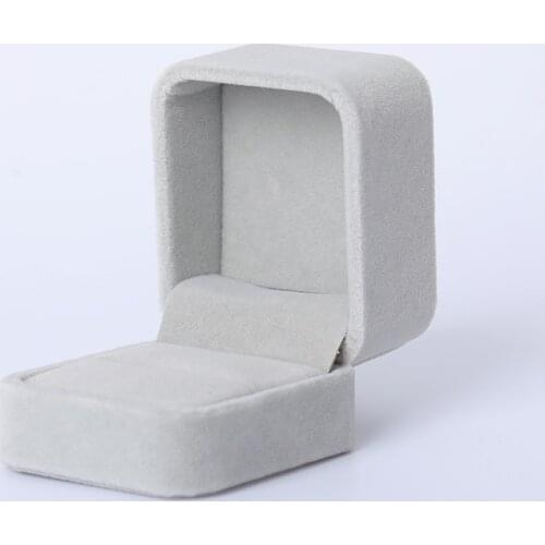 Trendy Flannel Gift Box For Ring &Earring