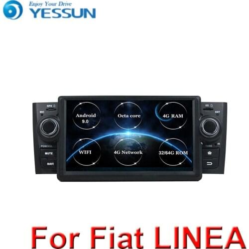 8 Core Car Multimedia player GPS Android 9 Car Radio DVD player For Fiat Grande Punto Linea 2007-2012 Radio SWC